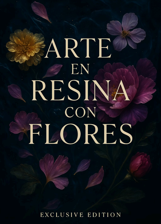 📗 Arte en resina con flores