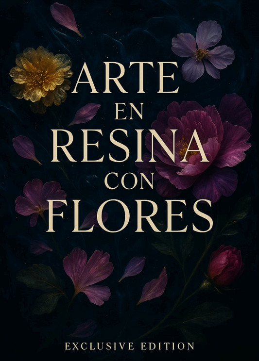 📗 Arte en resina con flores